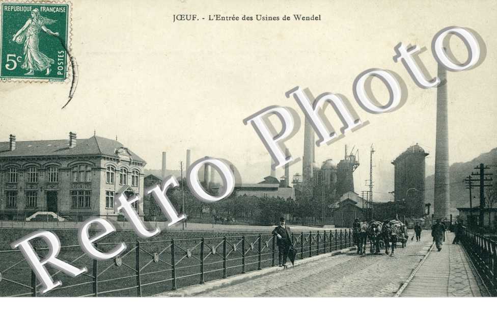 l&#039;entree des usines De Wendel