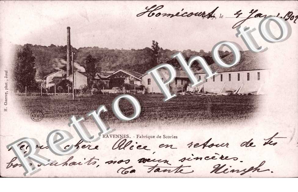 RAVENNES fabrique de Scories
