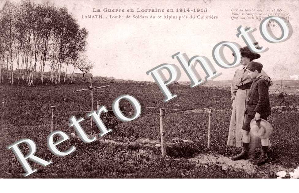 Tombe de soldat du 6eme Alpin pres du Cimetiere