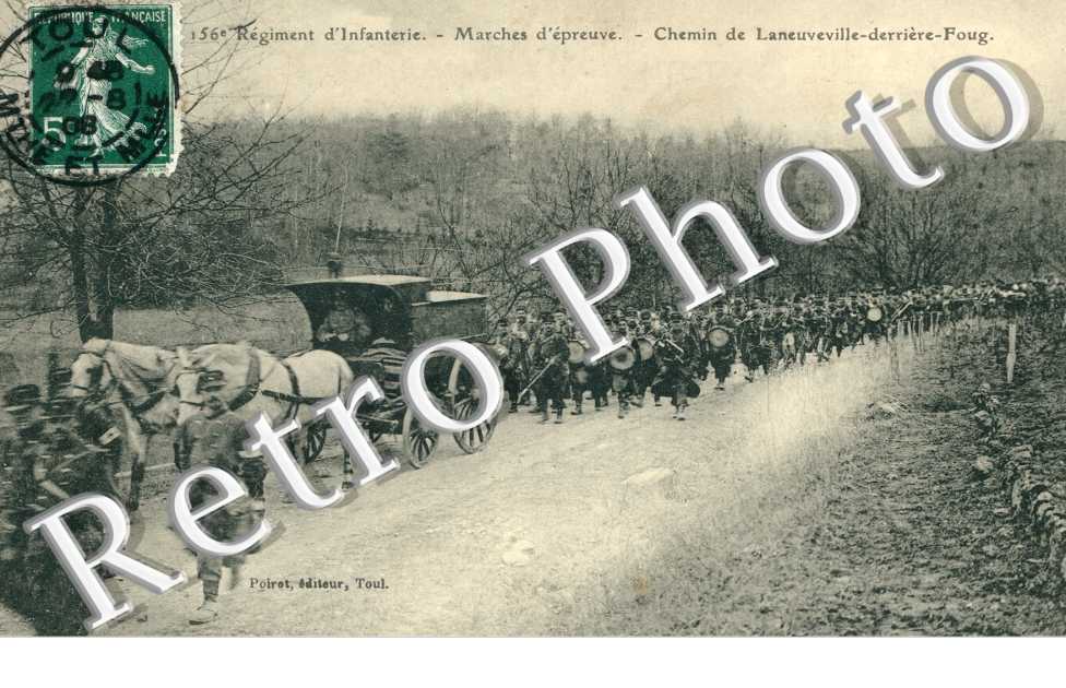 156eme Regiment d'Infanterie, Marches d'epreuve