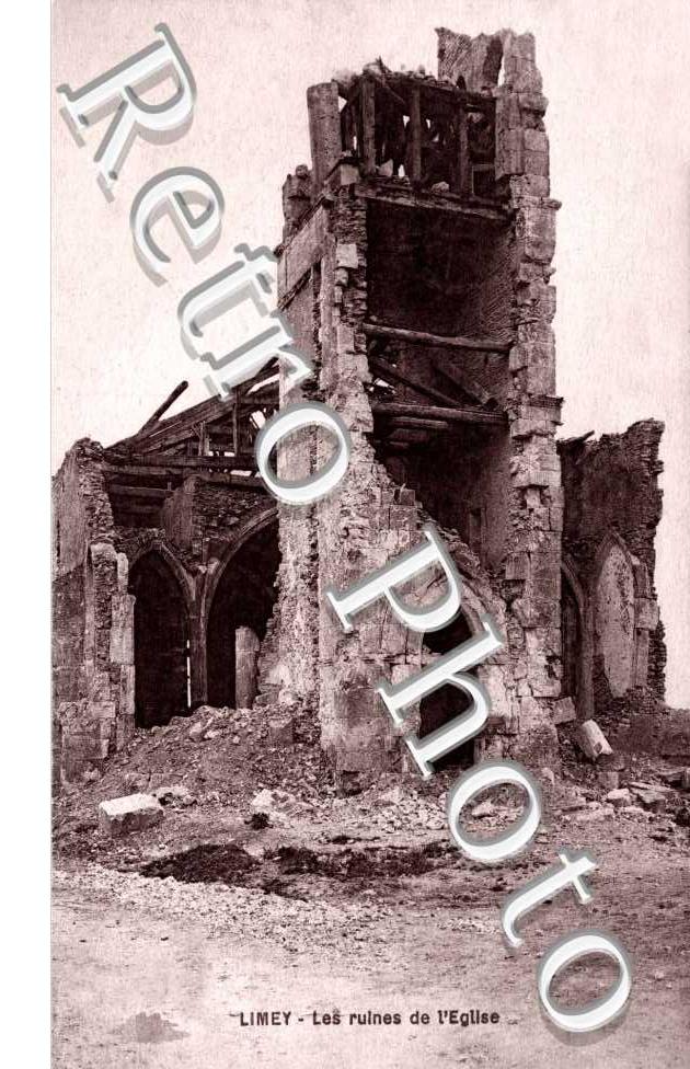Les ruines de l'eglise