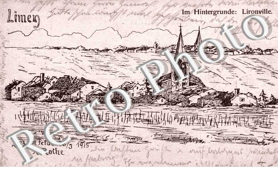 Im Hintergrunde - Carte Style dessin - Feldpostkarte
