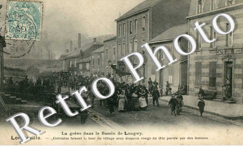 la greve dans le bassin de Longwy
