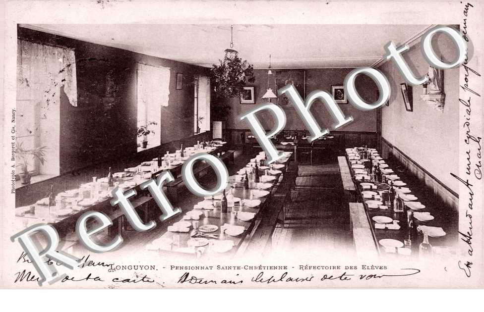 Pensionnat de Sainte-Chretienne Refectoire