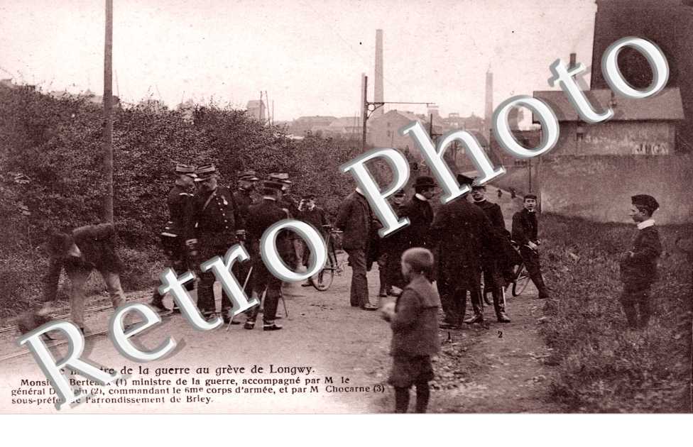 Ministre de la guerre au greve de Longwy
