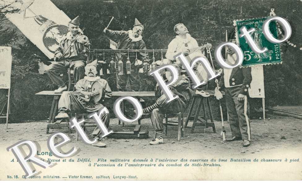 Fete militaire des casernes du 9e bataillon de chasseurs - CLOWNS