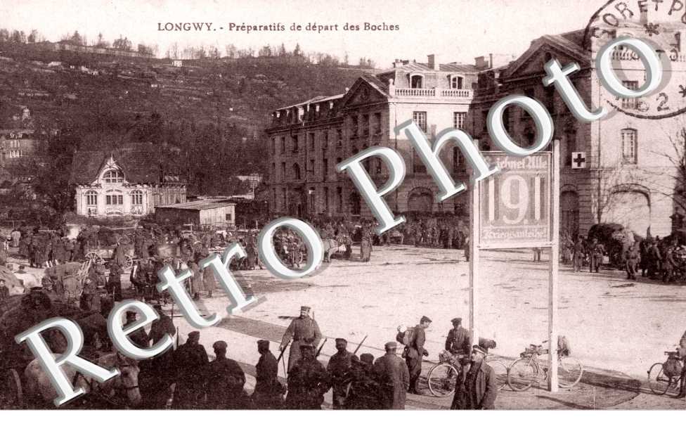 preparatifs de depart des Boches