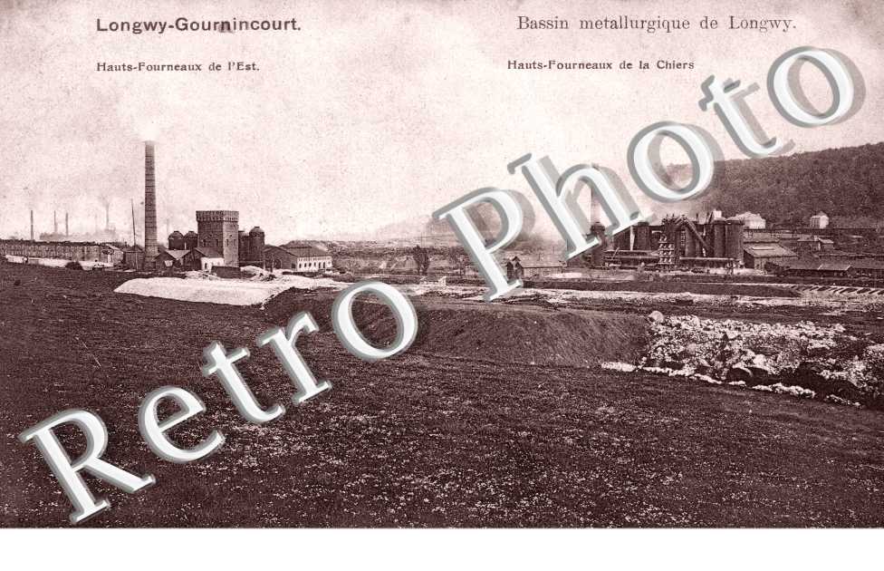 bassin metallurgique - hauts foruneaux de la Chiers
