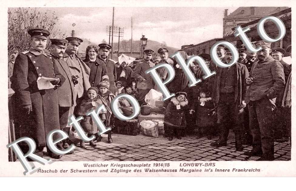 Abschub der Schwestern und Zoglinge des Waisenhauses Margaine in's Innere Frankreichs - Deportation des sœurs et des enfants de l'orphelinat de Margai