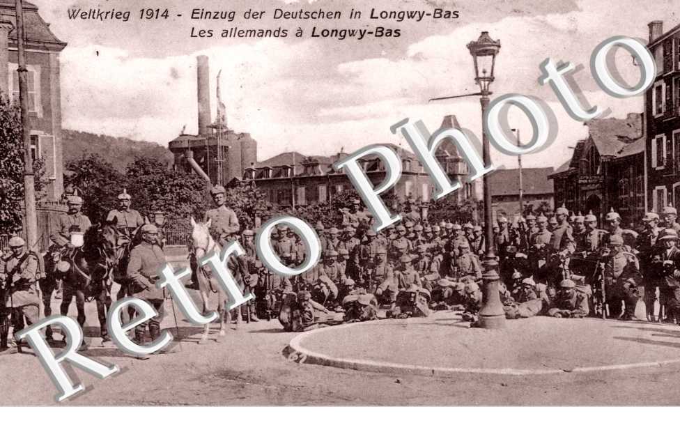 Les Allemands a Longwy Bas