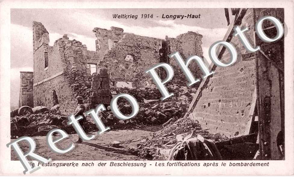 Les fortifications apres le bombardement