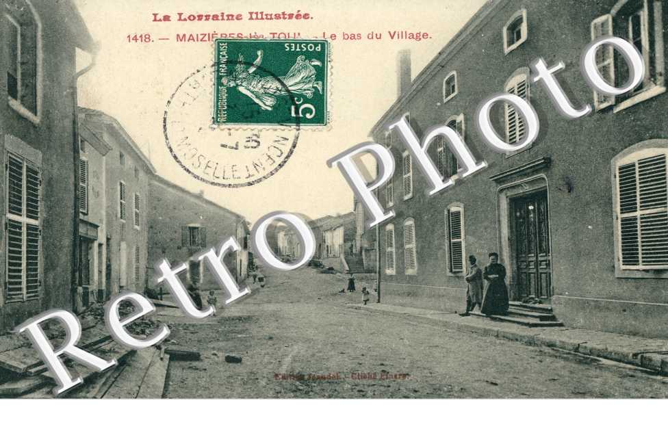 Maizieres-les-Toul, le bas du village