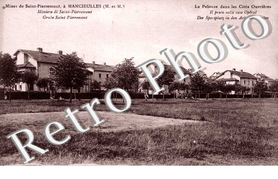 La pelouse dans les cites ouvrieres