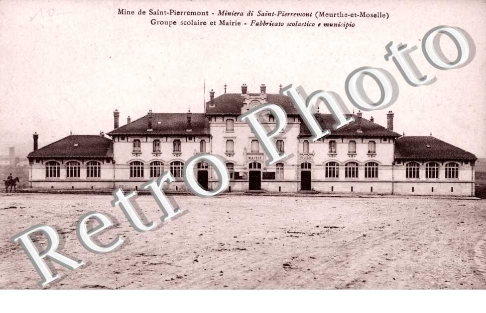 groupe scolaire et mairie - Mines de St-Pierremont
