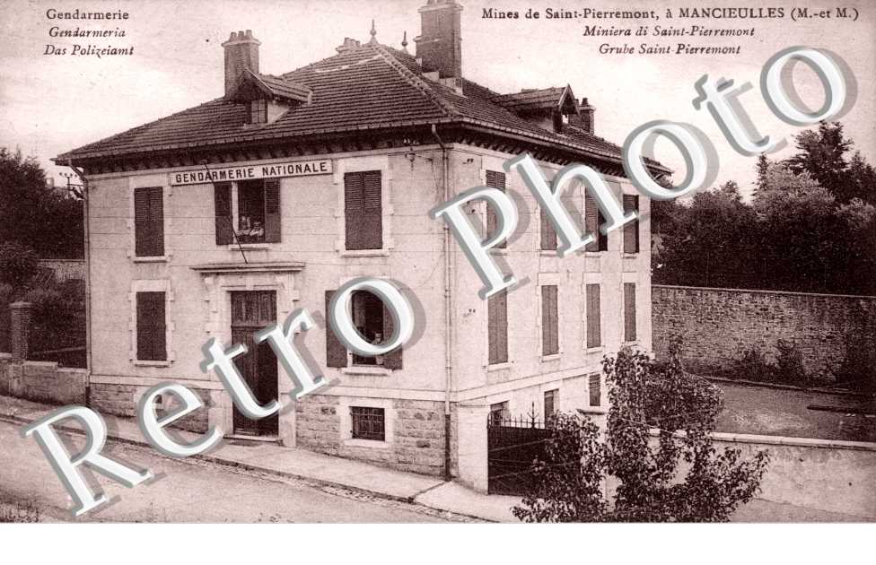 Gendarmerie  - mines de st-Pierremont