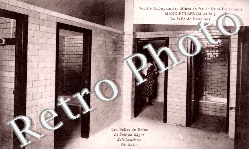 Societe anonyme des mines de fer - salle de reunion - salle de bains