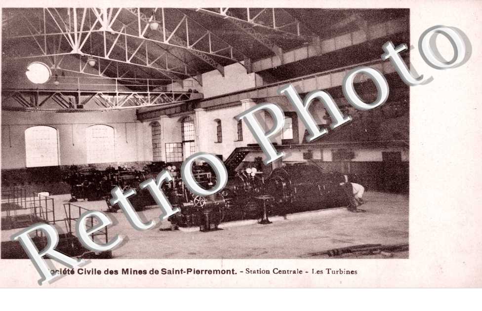 Societe civile des mines - station centrale - les turbines