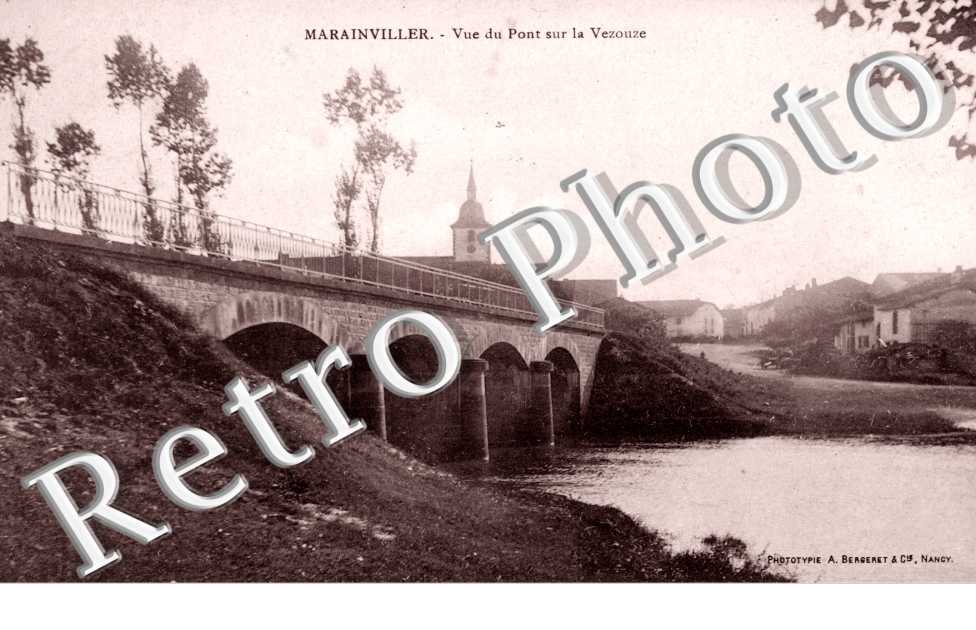 Vue du pont de la Vezouze