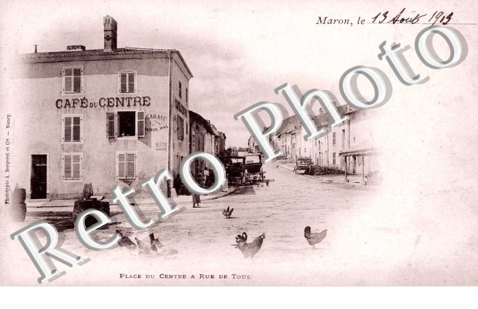 Place du centre & rue de Toul