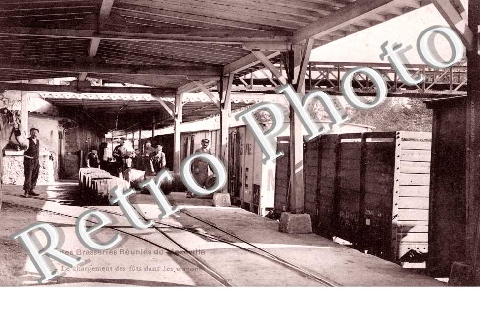 Grandes Brasseries Reunies, Chargement des Futs dans les wagons