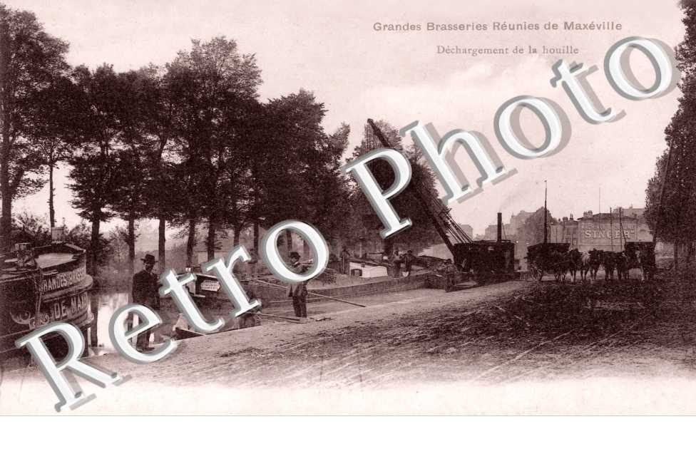 Grandes Brasseries reunies - Dechargement de la Houille