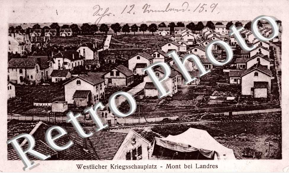Westlicher Kriegsschauplatz - Feldpostkarte
