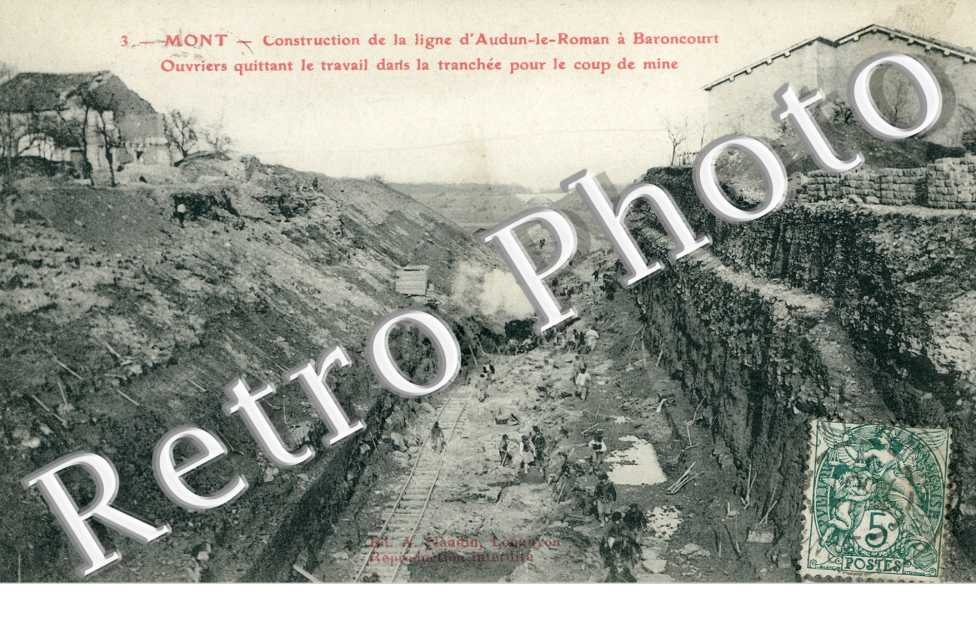 Construction de la ligne d'Audun le Roman