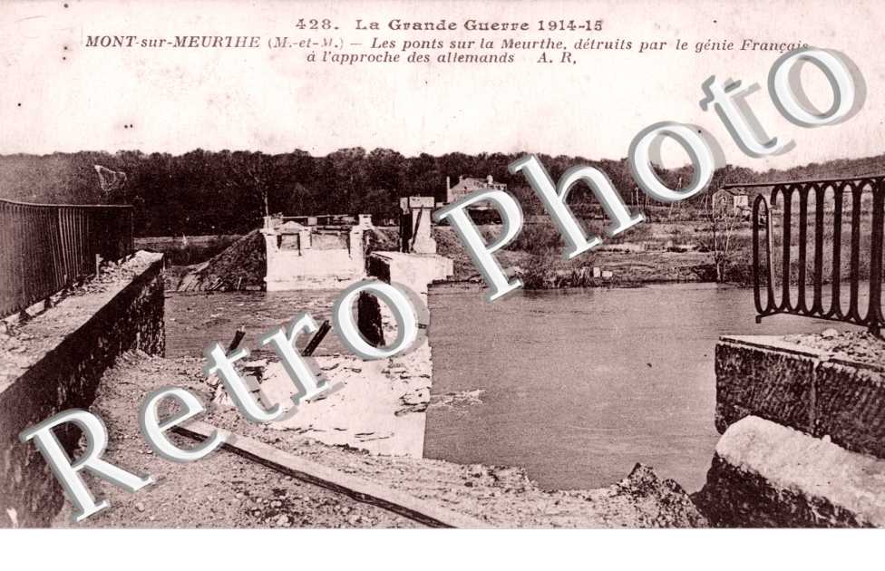 les ponts detruits par le genie francais