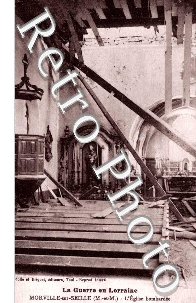 l'Eglise bombardee