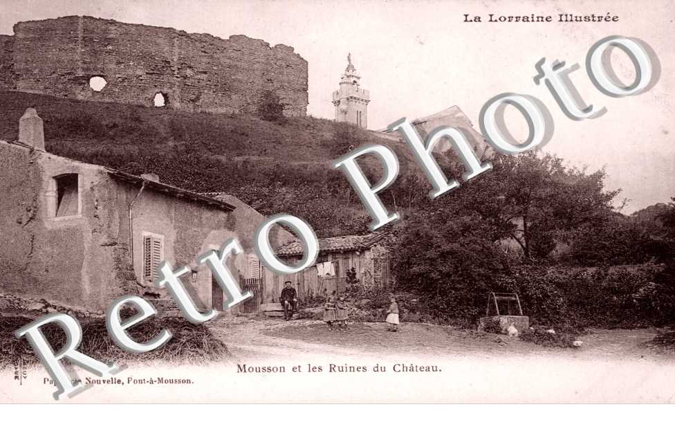 Mousson et les Ruines du Chateau