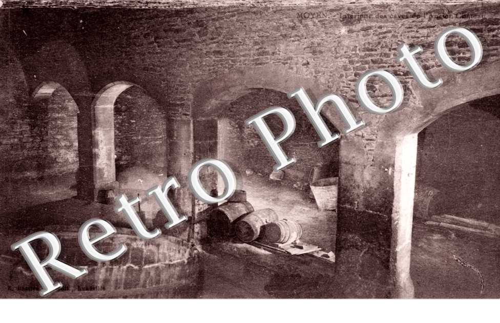 Interieur des caves de l'ancien chateau