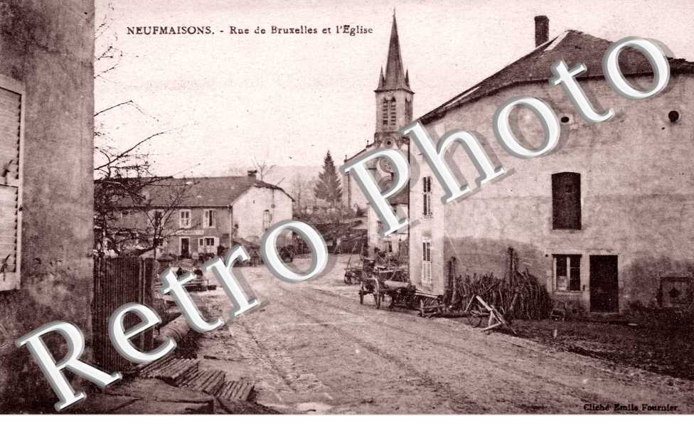 Rue de Bruxelle et l'Eglise
