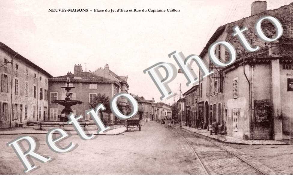 place du jet d'eau et rue du capitaine caillon