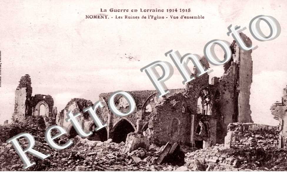 Les ruines de l'Eglise