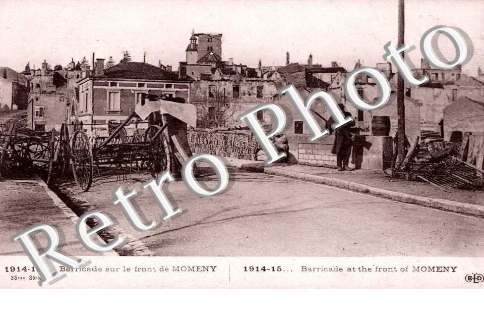 barricade sur le front de nomeny