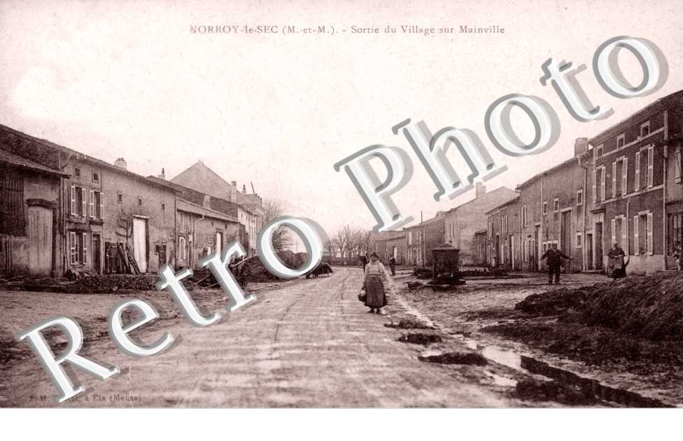 sortie du village sur Mainville