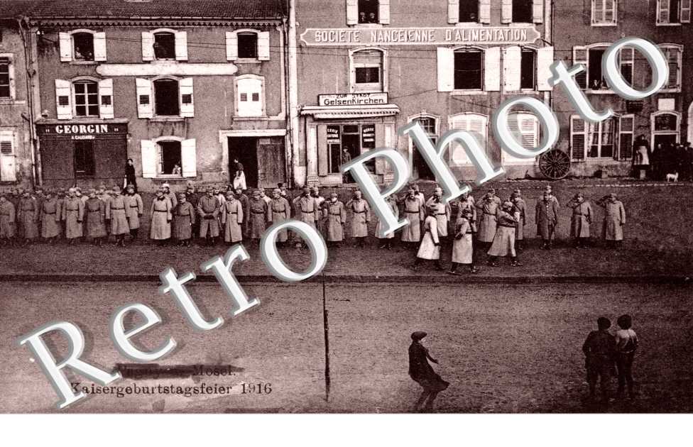 kaisergeburtstagsfeier - societe nanceienne d'alimentation - feldpostkarte