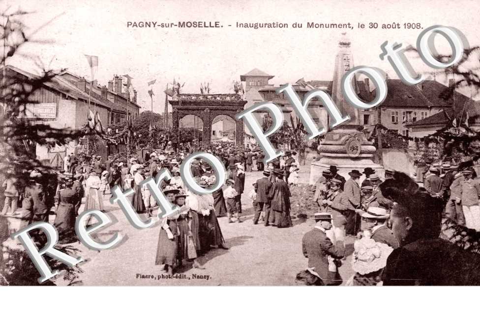 inauguration du monument 30 aout 1908