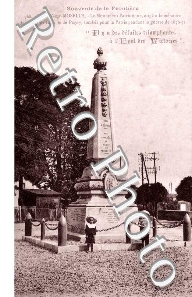 onument patriotique - feldpostkarte
