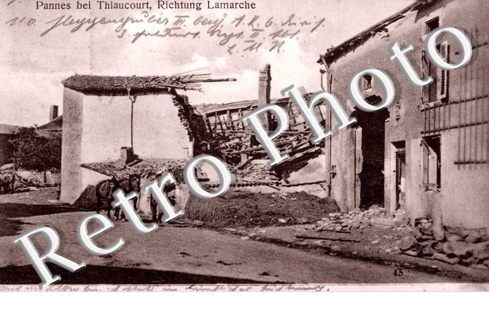 richtung Lamarche - feldpostkarte