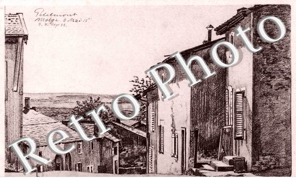 (une rue) feldpostkarte