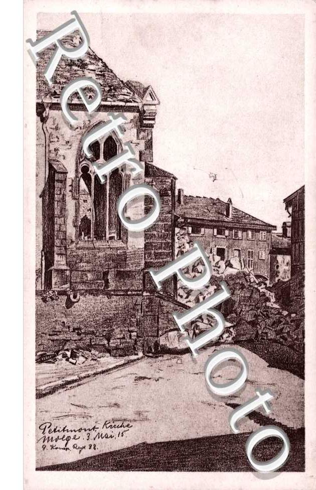 (une rue) feldpostkarte