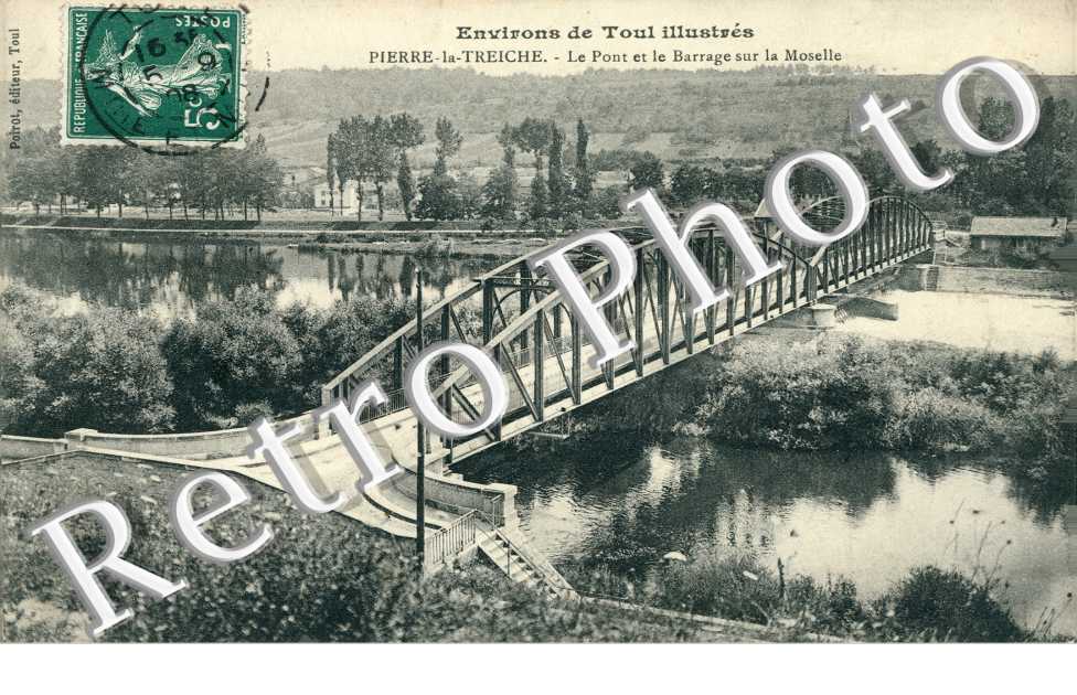 le pont et le barrage sur la Moselle