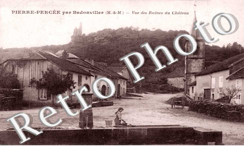 Vue des ruines du chateau