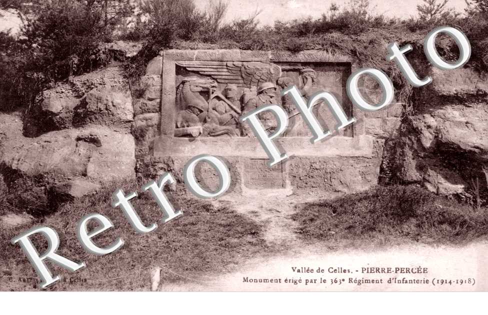 Monument erige par le 363e regiment d'infanterie