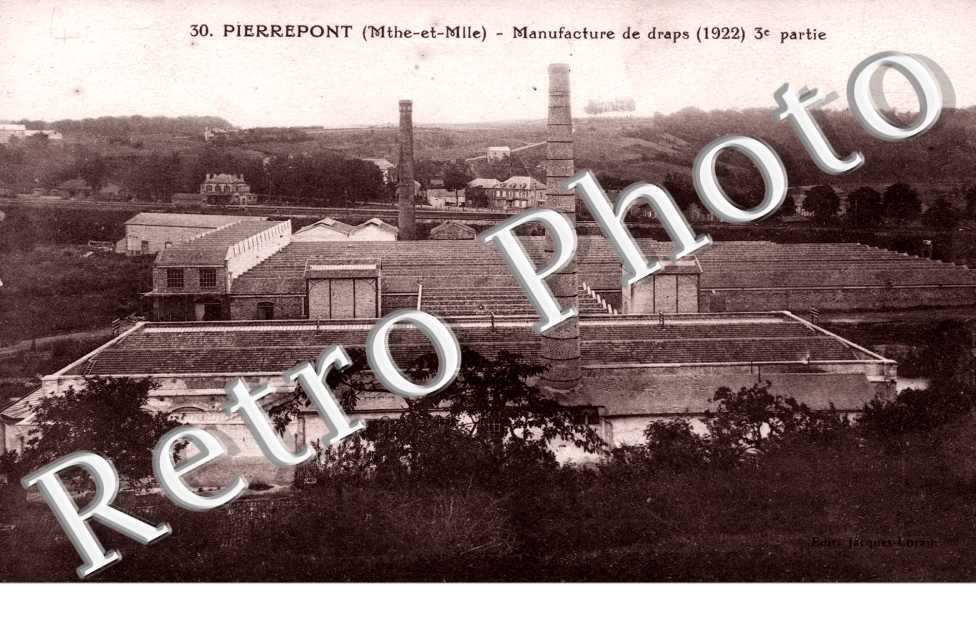 manufacture de draps, 1922