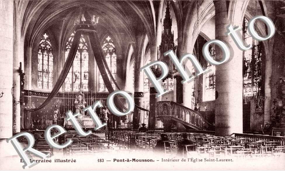 Interieur de l'Eglise Saint Laurent
