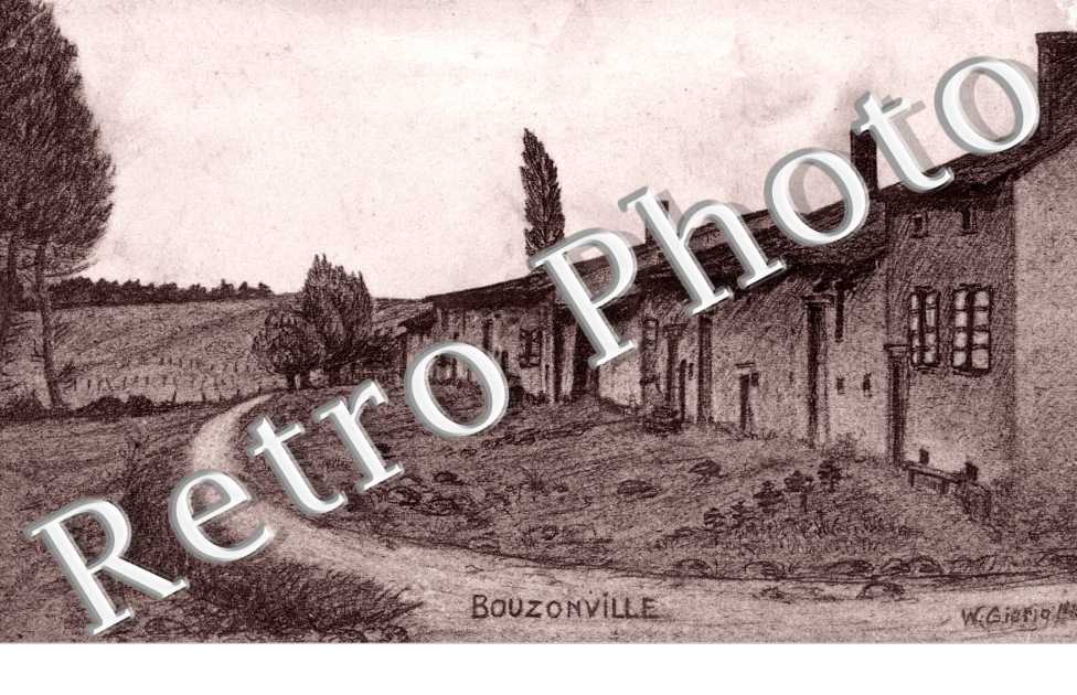 Bouzonville (dessin W. Gierig 1915)