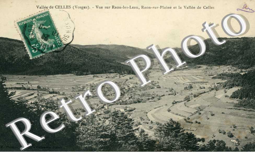vue generale sur Raon Les Leau, Raon sur Plaine et la Vallee de Celles