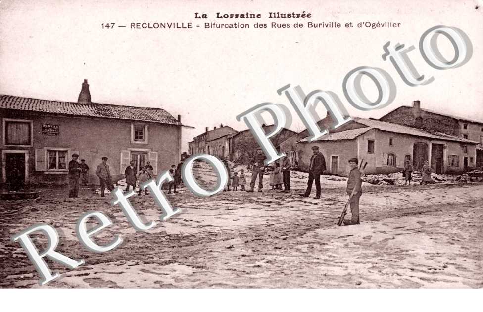 Bifurcation des Rues de Buriville et d'Ogeviller